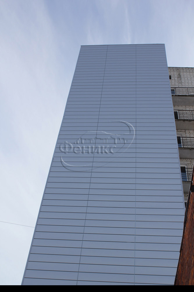 Облицовка навесного фасада РСК «Феникс»